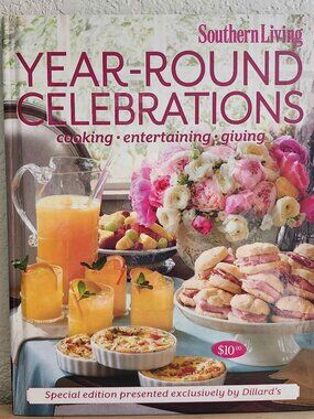 2014 Southern Living Year-Round Celebrations & Christmas Cookbook - 2 in 1 Book